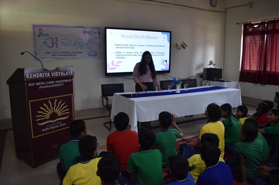 A Mental Health Matters session at Kendriya Vidyalaya, Hazaribagh